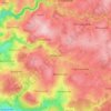 Mapa topográfico Waimes, altitud, relieve