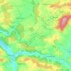 Mapa topográfico Thundorf i.UFr., altitud, relieve