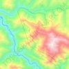 Mapa topográfico Providencia, altitud, relieve