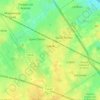 Mapa topográfico Garín, altitud, relieve