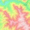 Mapa topográfico Macate, altitud, relieve