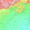 Mapa topográfico Mungeli, altitud, relieve
