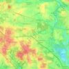 Mapa topográfico Siemianowice Śląskie, altitud, relieve