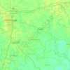 Mapa topográfico Bahadurpur, altitud, relieve
