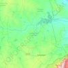 Mapa topográfico Uppunuthala mandal, altitud, relieve
