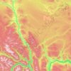 Mapa topográfico Area E (Bonaparte Plateau), altitud, relieve