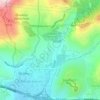 Mapa topográfico Latife Hanım Mahallesi, altitud, relieve