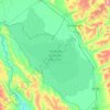 Mapa topográfico Reserva Nacional de Junín, altitud, relieve