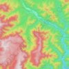 Mapa topográfico Billabong, altitud, relieve
