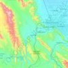 Mapa topográfico Lerdo, altitud, relieve