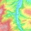 Mapa topográfico Rückershausen, altitud, relieve