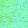 Mapa topográfico Bang Bo Subdistrict Administrative Organization, altitud, relieve