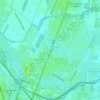 Mapa topográfico 1210, altitud, relieve