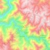 Mapa topográfico Andaymarca, altitud, relieve
