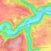 Mapa topográfico Bieringen, altitud, relieve