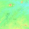 Mapa topográfico Congo, altitud, relieve