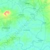 Mapa topográfico Shirol, altitud, relieve