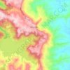 Mapa topográfico Montville, altitud, relieve