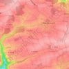 Mapa topográfico Obersteinach, altitud, relieve