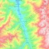 Mapa topográfico Conchamarca, altitud, relieve