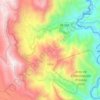 Mapa topográfico Utco, altitud, relieve