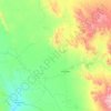 Mapa topográfico Poanas, altitud, relieve