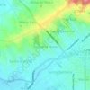 Mapa topográfico Operária Nova, altitud, relieve
