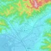 Mapa topográfico Toyokawa, altitud, relieve