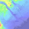 Mapa topográfico Óblast de Astracán, altitud, relieve