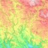 Mapa topográfico Herzogsdorf, altitud, relieve