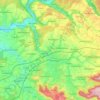 Mapa topográfico 74613, altitud, relieve