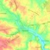 Mapa topográfico Opatów, altitud, relieve