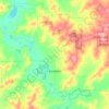 Mapa topográfico Kondinin, altitud, relieve