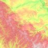Mapa topográfico Гурьевский муниципальный округ, altitud, relieve