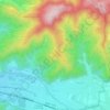 Mapa topográfico Ebnet, altitud, relieve