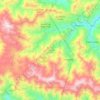 Mapa topográfico Capitán Luis Ángel Vidal, altitud, relieve