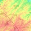 Mapa topográfico 1360, altitud, relieve