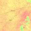Mapa topográfico Chemax, altitud, relieve