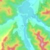 Mapa topográfico Lake Buffalo, altitud, relieve
