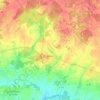 Mapa topográfico Avrillé, altitud, relieve