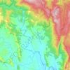 Mapa topográfico Bandon Grove, altitud, relieve