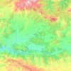 Mapa topográfico Şiran, altitud, relieve