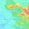 Mapa topográfico Mattathur, altitud, relieve
