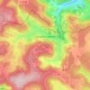Mapa topográfico Langenschiltach, altitud, relieve