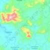 Mapa topográfico Tlapehuala, altitud, relieve