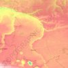 Mapa topográfico Óblast de Omsk, altitud, relieve
