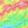 Mapa topográfico Oberbarmen, altitud, relieve