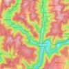 Mapa topográfico 69434, altitud, relieve