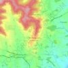 Mapa topográfico Wolfsegg am Hausruck, altitud, relieve