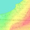 Mapa topográfico Plympton-Wyoming, altitud, relieve
